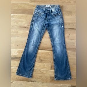 Ariat boot cut jeans ; 28S